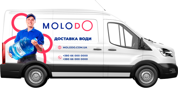 Акция на бесплатный бутыль воды от компании Molodo - 50 - Molodo