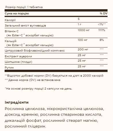 Ester-C® Plus 1000 mg Vitamin C - 60 tabs (Solgar витамин C с биофлавоноидами в таблетках) - 67 - Molodo
