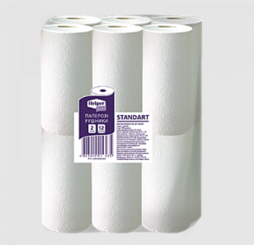 Полотенца бумажные Helper Soft Pro 12шт - 58 - Molodo