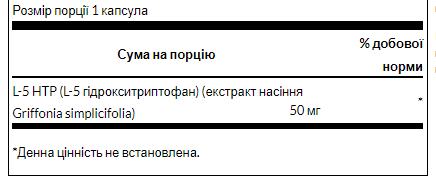 Ultra 5-HTP 50 mg - 60 caps (Swanson 5-HTP 50 мг, 60 капсул) - 67 - Molodo