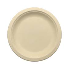 Одноразовая крафтовая тарелка круглая 23см (100 шт) - 58 - Molodo