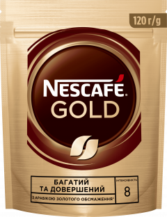 Кава розчинна  NESCAFÉ Gold М'яка Упаковка, 120г - 58 - Molodo