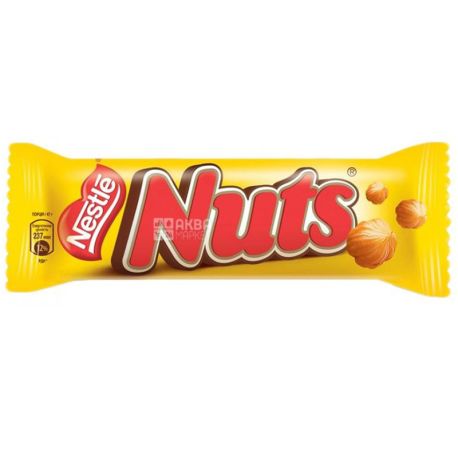 Шоколадный батончик Nestle Nuts Single, 42 г - 58 - Molodo