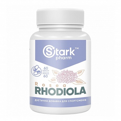 Stark Rhodiola rose 400mg - 60caps (родиола розовая, адаптоген) - 63 - Molodo