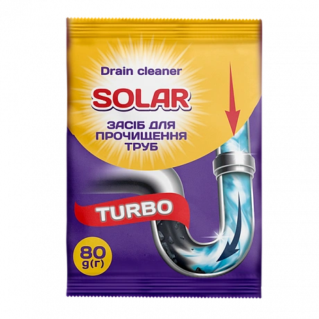 Гранулы для прочистки канализационных труб Solar Household 80 г - 60 - Molodo