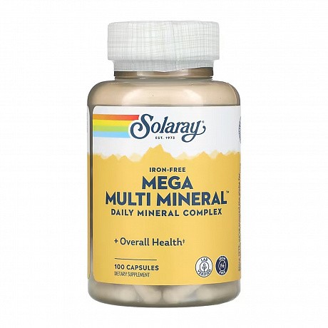 Mega Multi Mineral Iron-Free - 100 caps (Мультимінерали) - 64 - Molodo