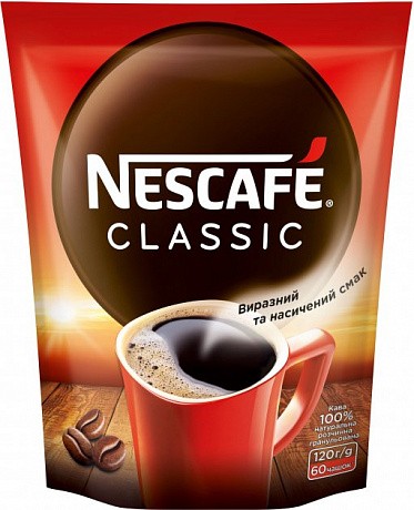 Кава розчинна  NESCAFÉ® Classic М'яка Упаковка,120г - 58 - Molodo