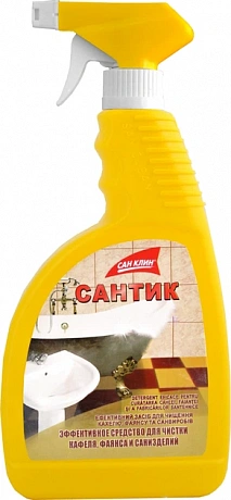 Засіб для чищення сантехніки Сан Клин Сантик з розпилювачем 750 мл - 60 - Molodo