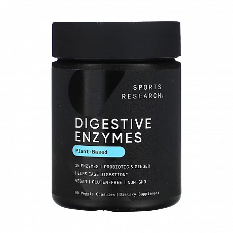Digestive Enzymes + Probiotic - 90 veggie capsules (Травні ферменти, пробіотики та імбир) - 65 - Molodo