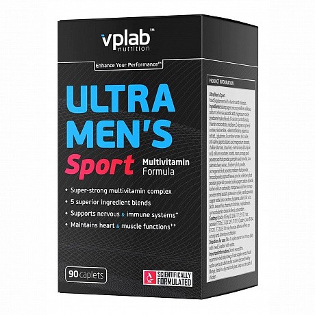 Multivitamin Ultra Men's Sport - 90 caps (Мультивитамины для мужчин) - 66 - Molodo