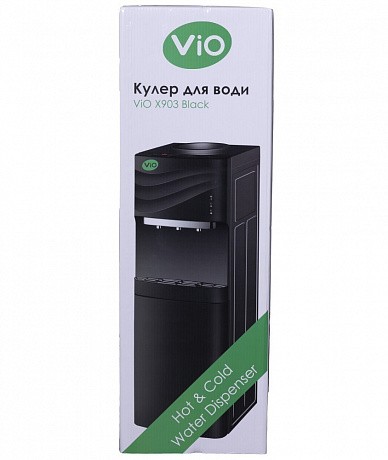 Кулер для води VIO X903-FCС чорний, компресорне охолодження, з шафкою - 71 - Molodo