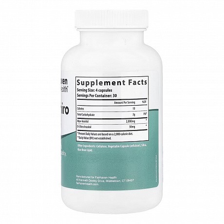 Myo + D-Chiro Inositol - 120 caps (Мио-инозитол и D-хиро инозитол) - 65 - Molodo