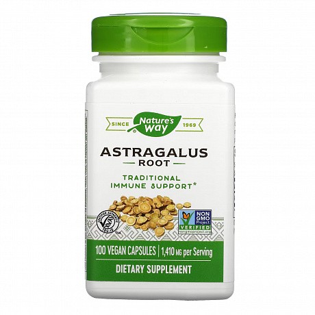 Astragalus Root - 100 veg caps (Коріння астрагалу) - 65 - Molodo
