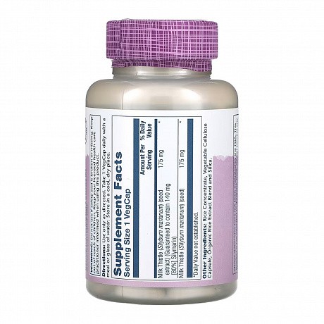 Milk Thistle Seed Extract 175mg - 120 veg caps (Екстракт насіння розторопші) - 64 - Molodo