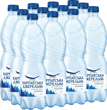 Карпатська Джерельна 0,5 л вода газована 12 шт. - 59 - Molodo