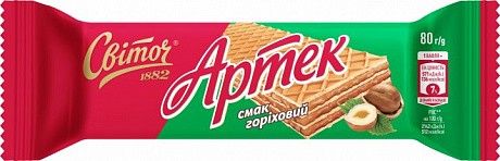Вафли Свиточ Артек Ореховый, 80 г - 58 - Molodo
