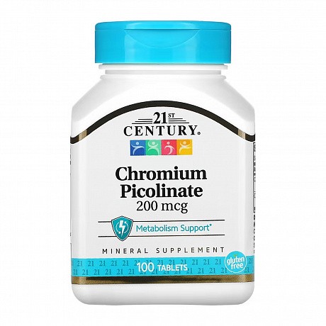 Chromium Picolinate 200 mcg-100 tabs (Хрома пиколинат) - 65 - Molodo