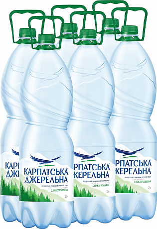 Карпатськая Джерельна 2 л вода слабогазированная, 6 шт. - 59 - Molodo