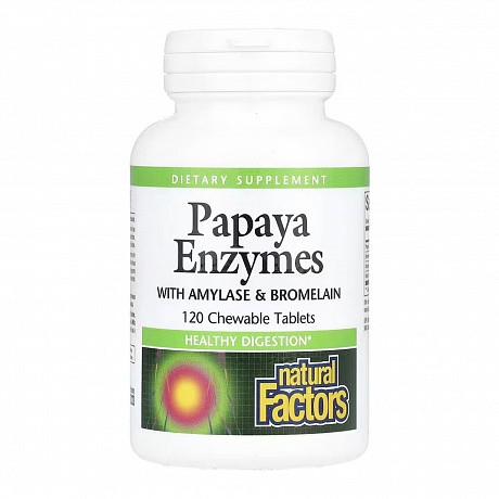 Papaya Enzymes - 120 tabs (Ферменты папаи) - 63 - Molodo