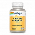 Choline & Inositol - 100 vcaps (Холін та інозитол Solaray 250 мг) - 61 - Molodo