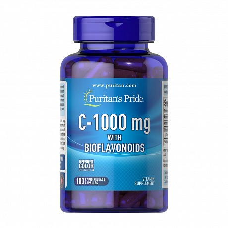 Vitamin C-1000 mg with Bioflavonoids - 100 veg caps (Витамин С с биофлавоноидами) - 64 - Molodo
