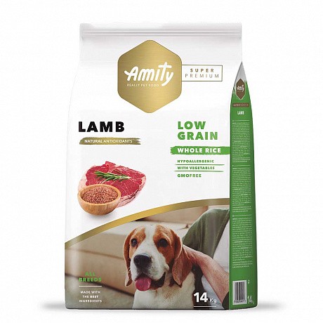 AMITY Super Premium Lamb, сухий корм для дорослих собак, з ягням  14 кг - 59 - Molodo