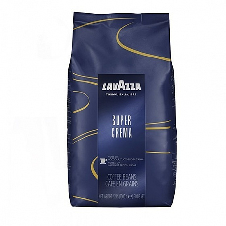 Кава в зернах Lavazza Super Crema 1кг. - 58 - Molodo