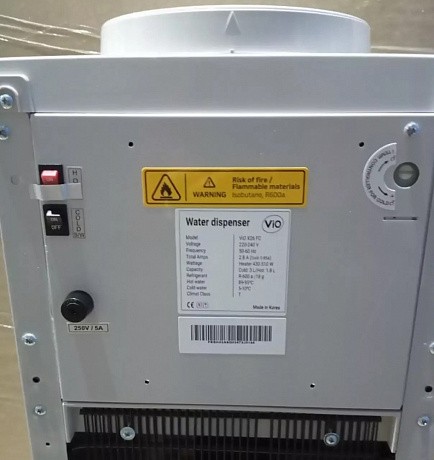 Кулер для води VIO X26-FC  белый, компрессорное охлаждение, верхняя загрузка - 69 Кулер для води VIO X26-FC  белый, компрессорное охлаждение, верхняя загрузка - 69 - Molodo