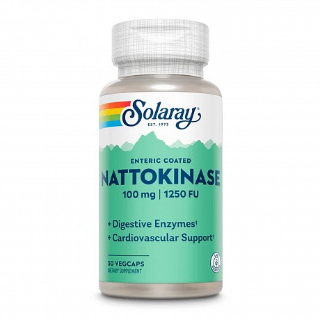 Nattokinase 100mg - 30 veg caps (Наттокиназа) - 63 - Molodo
