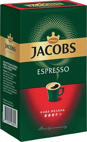 Кава мелена Jacobs Monarch Espresso (Якобс Монарх Еспресо) темне обсмаження 230 г (пакет) - 73 - Molodo