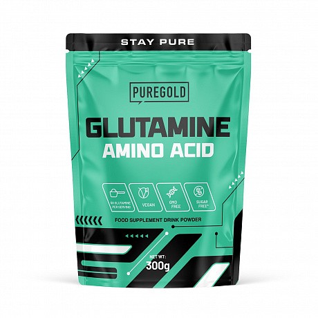 Glutamine - 300g Unflavored (спортивний БАД з L-глютаміном для відновлення, м'язів та тренувань) - 66 - Molodo