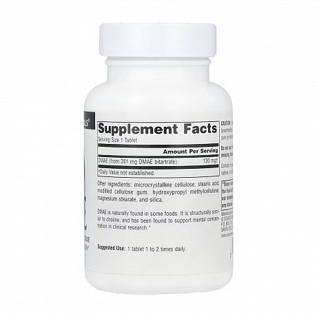 DMAE 351 mg - 100 tabs (Source Naturals DMAE, 100 таблеток) - 67 - Molodo