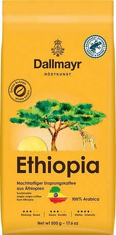 Кофе молотый Dallmayr Ethiopia 500 г - 60 - Molodo