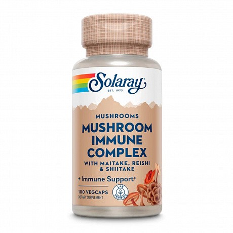 Mushroom Immune Complex 600mg - 100 veg caps (Грибы комплекс) - 64 - Molodo