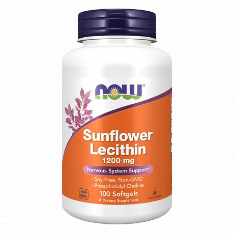 Sunflower Lecithin 1200 mg - 100 sgels (Лецитин подсолнечный) - 65 - Molodo