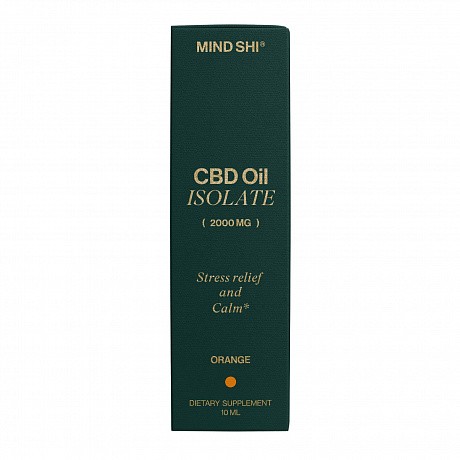 CBD Oil Isolate 2000 mg Orange - 10 ml (Ізолят канабідіолу зі смаком апельсина) - 72 - Molodo