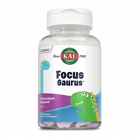 Focus-Saurus - 30 chewables Grape (Мультивитамины для детей) - 65 - Molodo