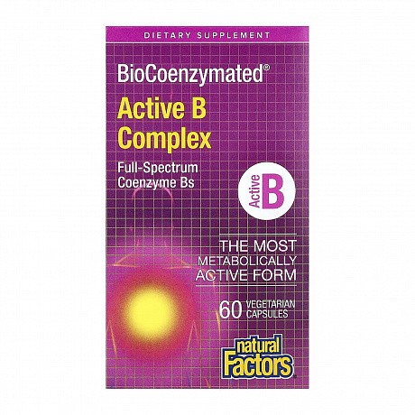 BioCoenzymated Active B Complex - 60 caps (Активний комплекс вітамінів B) - 67 - Molodo