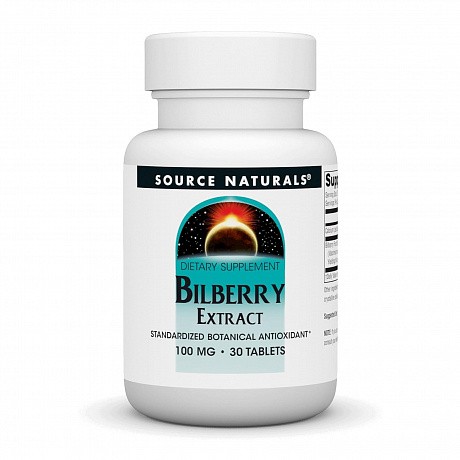 Bilberry Extract 100 mg - 30 tabs (Екстракт чорниці) - 63 - Molodo