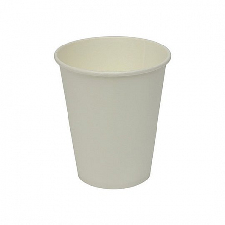 Стакан бумажный белый 185 мл (100шт) - 58 - Molodo