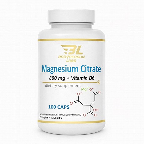 Magnesium Citrate - 100 caps (Магне B6) - 64 - Molodo