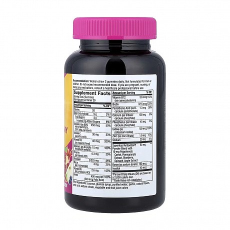 Women's Multivitamin - 60 gummies (Мультивитамины для женщин) - 67 - Molodo