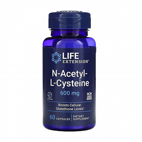 N-Acetyl-L-Cysteine (NAC) 600mg - 60 caps (N-Ацетил-L-Цистеин) - 65 - Molodo