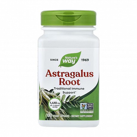 Astragalus Root - 100 veg caps (Коріння астрагалу) - 63 - Molodo