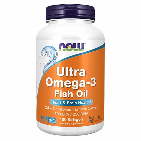 Ultra Omega-3 Fish Oil - 180 Softgels (Ультра Омега-3) - 65 - Molodo