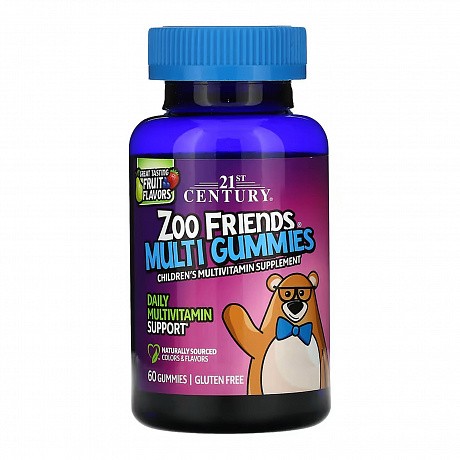 Zoo Friends Multi Gummies - 60 gummies (Мультивитамины для детей) - 64 - Molodo