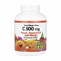 Vitamin C 500 mg - 90 Chewable Wafers Peach Passion Fruit and Mango (Вітамін С) - 60 - Molodo