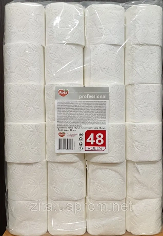Бумага туалетная Ruta professional 48 рулонов 2-слойный белый - 58 - Molodo