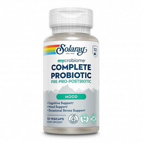 Mycrobiome Complete Probiotic Mood - 30 vcaps (Пробіотик Solaray) - 65 - Molodo