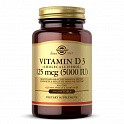 Vitamin D3 Cholecalciferol 125 mcg 5000 IU - 100 softgels (Витамин D3) - 60 - Molodo